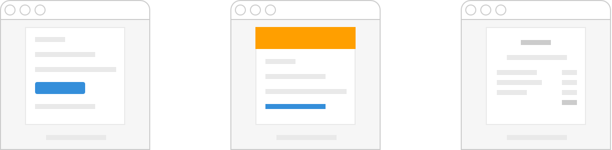 Responsive transactional HTML email templates